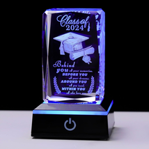 Graduation Gifts for Her Him 2024 Unique, 3D Layser Engraved Class of 2024 with - £37.17 GBP