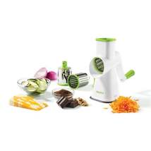 Starfrit - Rotary Grater, 3 Interchangeable Barrels, Suction Cup Base, Green - £31.85 GBP