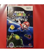 Super Mario Galaxy - Nintendo Wii Authentic Instruction Booklet Manual Only - $6.79