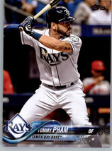 2018 Topps Update US233 Tommy Pham  Tampa Bay Rays - £0.77 GBP