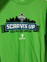 New MLS Seattle Sounders FC Scarves Up Small T-Shirt Cup Champions - £14.14 GBP