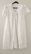 Vintage Carriage Court Two Piece Sleepwear SEARS Size M 12/14 Floral - £11.63 GBP