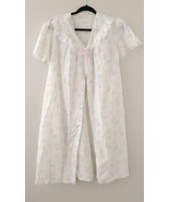 Vintage Carriage Court Two Piece Sleepwear SEARS Size M 12/14 Floral - £11.76 GBP