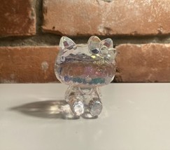 Sanrio Acrylic Crystal Hello Kitty Pearl Sparkles Figurine Diamond Cut Fukuya - £13.14 GBP