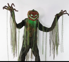 Halloween 7FT Animated Root Of Evil Jack O&#39; Lantern Scarecrow Haunted House Prop - £379.38 GBP