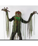 HALLOWEEN 7FT ANIMATED ROOT OF EVIL Jack O&#39; Lantern SCARECROW HAUNTED HO... - £386.52 GBP