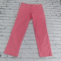Sonoma Pants Women 2 Pink Broken In Chino Low Rise Cotton Stretch Casual - £14.37 GBP