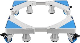 Universal adjustable mobile dolly applince Stand with feet 4 dual casters 440Lb - £22.07 GBP