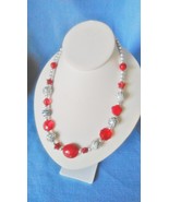 RED CHILDREN JEWELRY, Little girls Necklace, Kids Jewelry, Red Children ... - £9.19 GBP