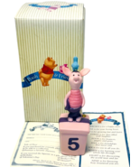 Disney Pooh &amp; Friends PIGLET Figurine - IN ORIGINAL BOX W/PAPERS-MINT CO... - $12.82
