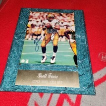 Brett Favre Green Bay Packers Rare Signed Autographed 8X10 Photo on plaque - £39.41 GBP