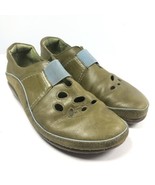Naot Shoes Green Leather Slip On Comfort Flats Size EU36 Womens 5 - $24.45 CAD