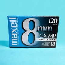 Maxell 8mm High Quality GX-MP 120 Minutes Camcorder Videotape Cassette Metal NEW - £7.33 GBP