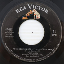 Paul Anka – From Rocking Horse To Chair / Cheer Up -1964 45rpm Record 47-8311 - £7.04 GBP