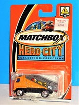Matchbox 2003 Hero City Public Works #16 Car Carrier Tow Truck Orange - £2.36 GBP