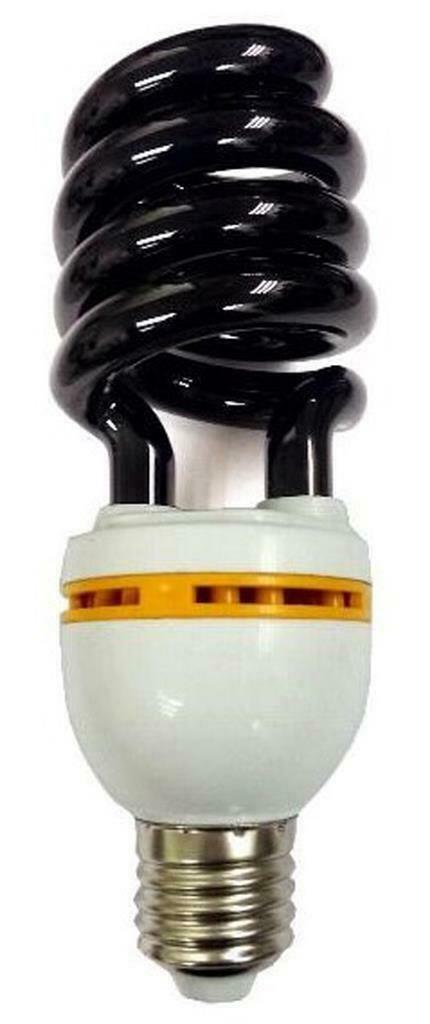 BUY 1 GET 1 FREE TWISTED ENERGY SAVER 9 WATT 120V GLOW BLACKLIGHT LAMP BULB - $7.55