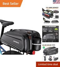 Bike Bags for Bicycle Rear rack - 9.5L/17L/40L Hard Shell Waterproof Bik... - $97.33