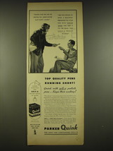 1944 Parker Quink Ink Ad - Thanks for the use of the Pen, Tex. Mine&#39;s gone  - £14.50 GBP