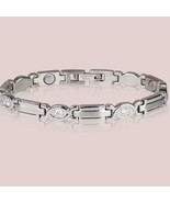 Sabona Magnetic Bracelet Arthritis Relief Bracelet Lady Executive Silver... - $91.93