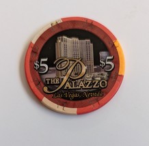 $5 THE PALAZZO @ The Venetian Hotel Las Vegas Casino Chip - $10.95