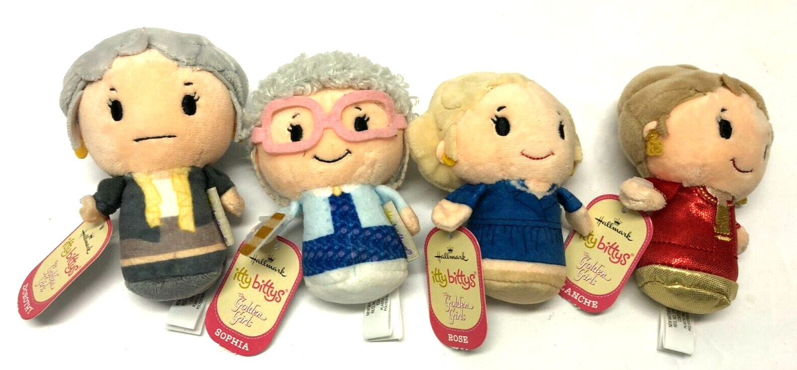 Hallmark Itty Bittys Golden Girls Rose Dorothy Sophia Blanche 2020 NEW