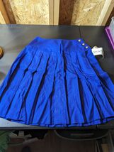 Breckenridge size 10 ladies blue rayon skirt - $17.82