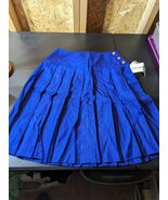 Breckenridge size 10 ladies blue rayon skirt - $328.72 MXN
