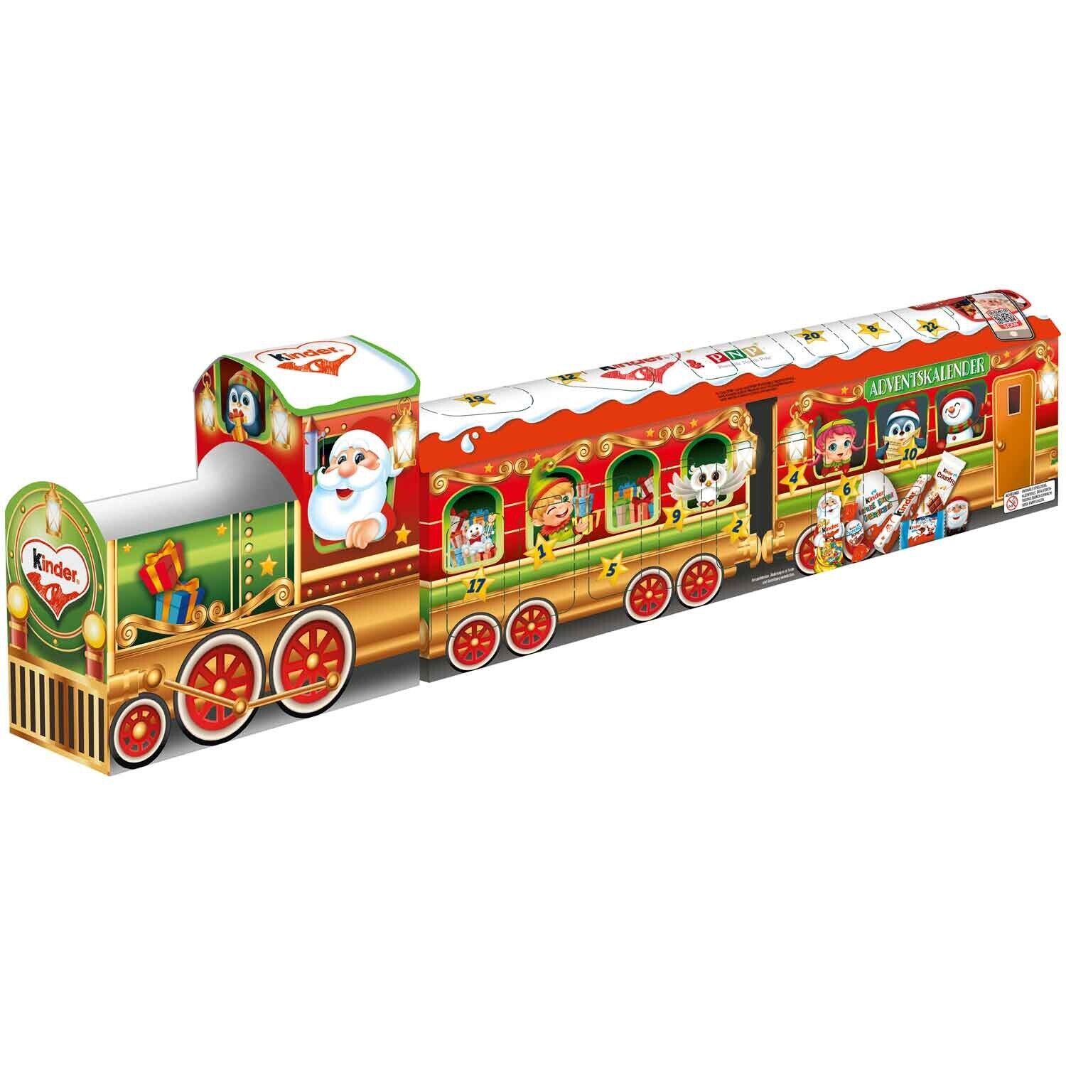 Kinder Chocolate SANTA Train 3D Advent calendar CHRISTMAS 2024 countdown 1ct.