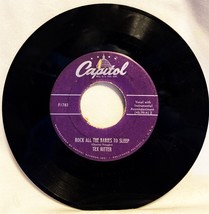 Tex Ritter Rock All Babies to Sleep/Tennessee Blues Played VG 7&quot; 45 PET RESCUE - £5.03 GBP