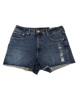 Free Assembly 90s Style Cut Off Shorts Womens 12 Blue Denim High Rise New - £15.93 GBP