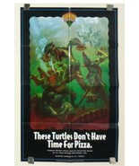 1991 Tmnt Promo Poster:Teenage Mutant Ninja Turtles 34x22 Comic Book Pro... - £34.24 GBP