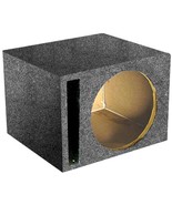 QPower Single 10 Slot-Ported Vented Empty Woofer Enclosure - $2,280.91 MXN