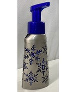 Bath &amp; Body Works Foaming Soap Holder Sleeve Silver Snowflakes Christmas... - $15.83