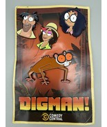 Digman! Comedy Central Enamel Pin Set of 4 on Card – Promo, Butterfly Backs - $165.67 MXN