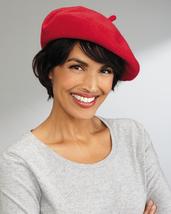 Toucan Collection Classic Wool Beret in Red, Black or Navy - $24.99