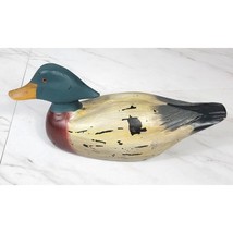 Vintage Hand Carved Wooden Mallard Duck Decoy - £113.86 GBP