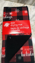 Ship N 24 Hours. New-Christmas House  Dish Drying Mat. 12”x 18”. - $15.83