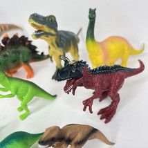 Dinosaur Mixed Lot of 12 Plastic Toys Greenbrier International Stegosaurus  - £9.56 GBP