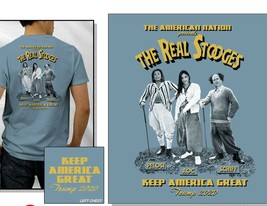 New The Real Three Stooges Pelosi Harris And Biden Lets Go Brandon Fjb T-Shirt - £14.92 GBP+