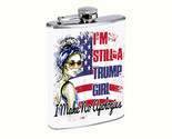 President Donald Trump 2024 C1 8oz Stainless Steel Flask Drinking Whiske... - $15.79