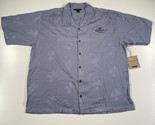 Neu Corona Extra Shirt Herren XL Blau Knöpfe Kurzärmelig Port Authority Sig - $23.01