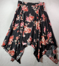 Torrid Flare Skirt Womens Size 2 Multicolor Floral Pleated Casual Elasti... - £19.43 GBP