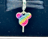 Disney Parks Exclusive Pandora Mickey Mouse Rainbow Lollipop Dangle Char... - $98.99