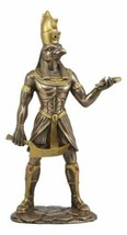 Ebros Egyptian Falcon Horus Statue God Of War Protection &amp; Sky Heru Ra Figurine - £39.16 GBP