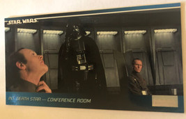 Star Wars Widevision Trading Card 1994  #33 Death Star Conference Room Vader - £1.95 GBP