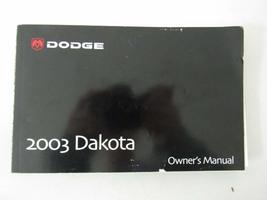 2003 Dodge Dakota Owners Manual [Paperback] Dodge - £43.68 GBP