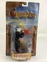 Harry Potter Figure Magical Action Feature Wizard Cast Spell 2001 Mattel Sealed - £23.64 GBP