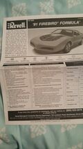 Revell Kit 2068 &#39;91 Firebird Formula~ Instructions Only - €5,09 EUR