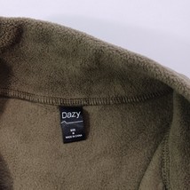 DAZY Women's Green 1/4 Zip Long Sleeve Oversized Pullover Sweater Size Medium image 3