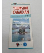 1968 Yellowstone And The Canadian Rockies 15 Day Tour Travel Brochure Pa... - $9.57